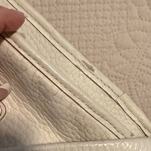 Brighton Colby Cream Leather and Tan Woven Shoulder/Saddle Bag - Picture 8 of 10